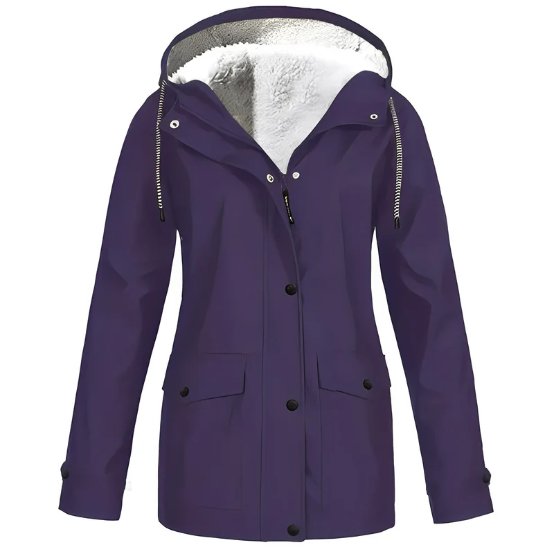 Drune | Fleecegefütterte Damen Regenjacke