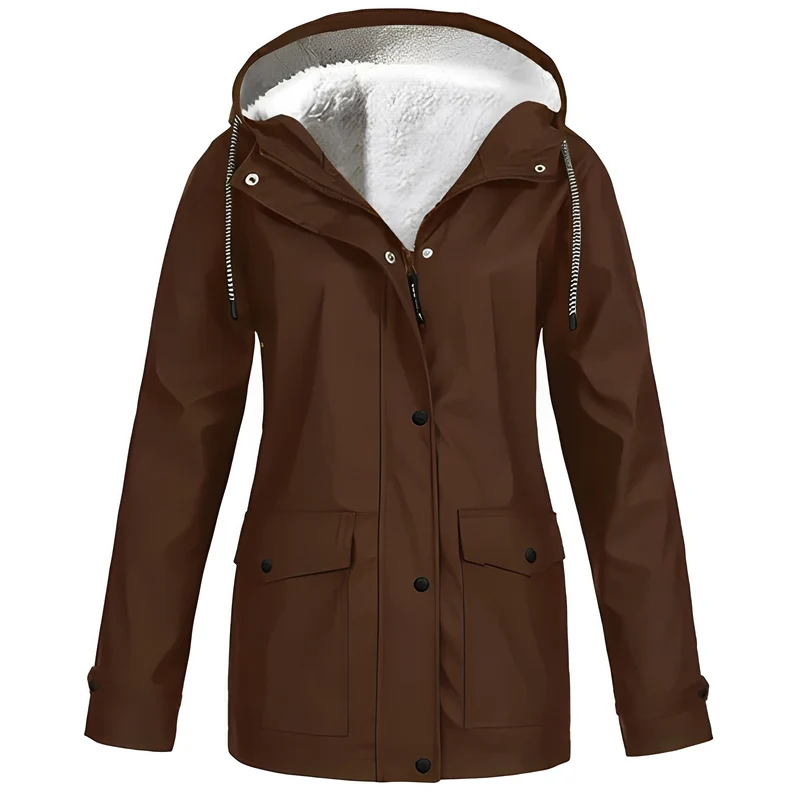Drune | Fleecegefütterte Damen Regenjacke