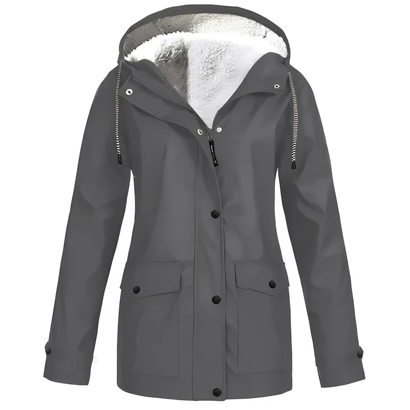 Drune | Fleecegefütterte Damen Regenjacke