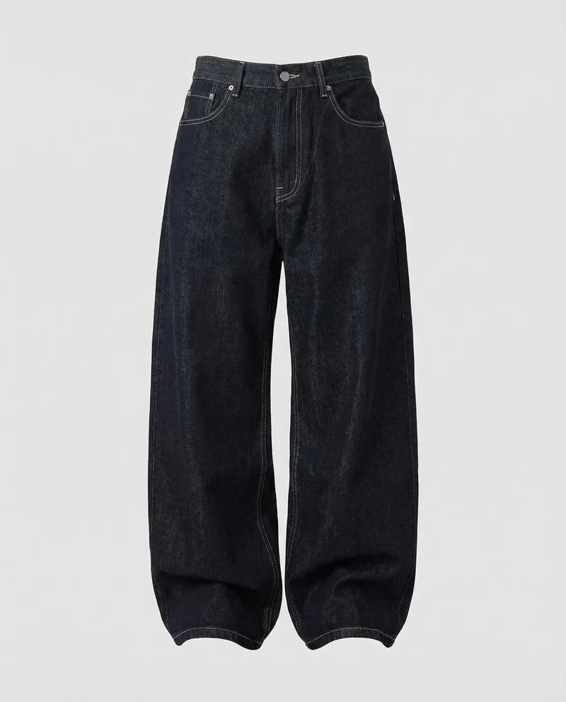 Herren Baggy Jeans Kette