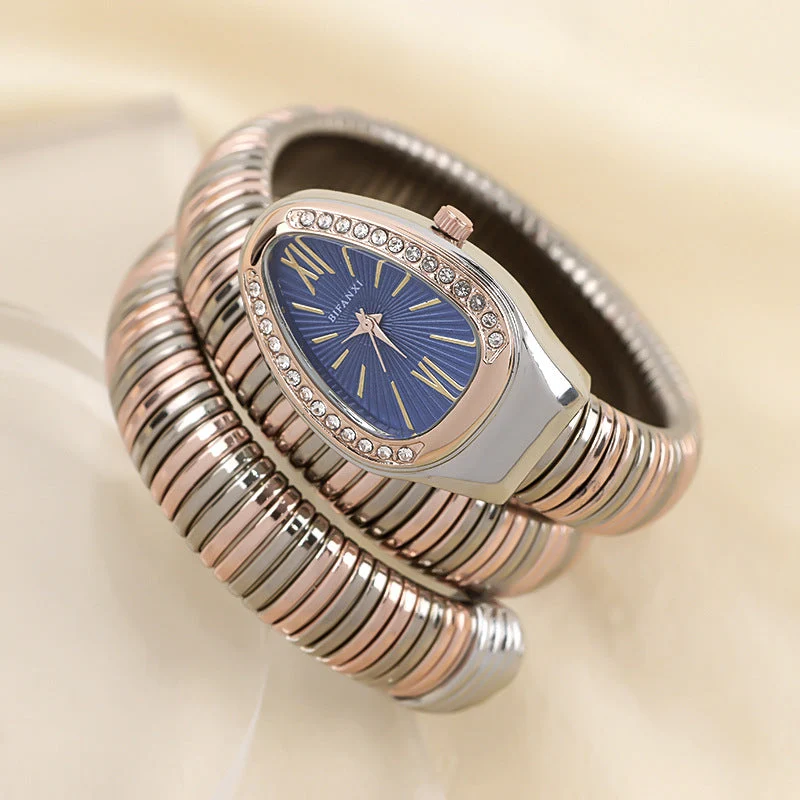 Drune | Schlangenuhr mit Quarzbewegung und Persönlichem Armband