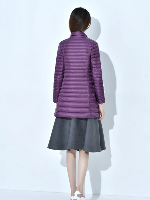 Damen Leichte Daunenjacke Tailliert