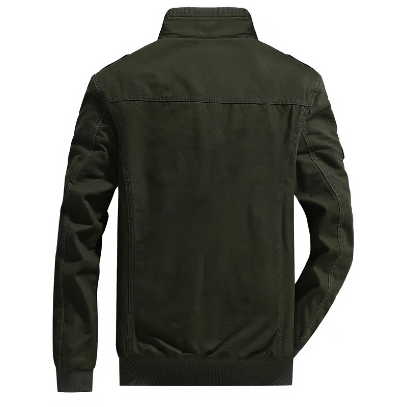 Herren Canvas-Fieldjacke im Utility-Style mit wärmender Fleece-Innenlage und Schulterpatten Drune