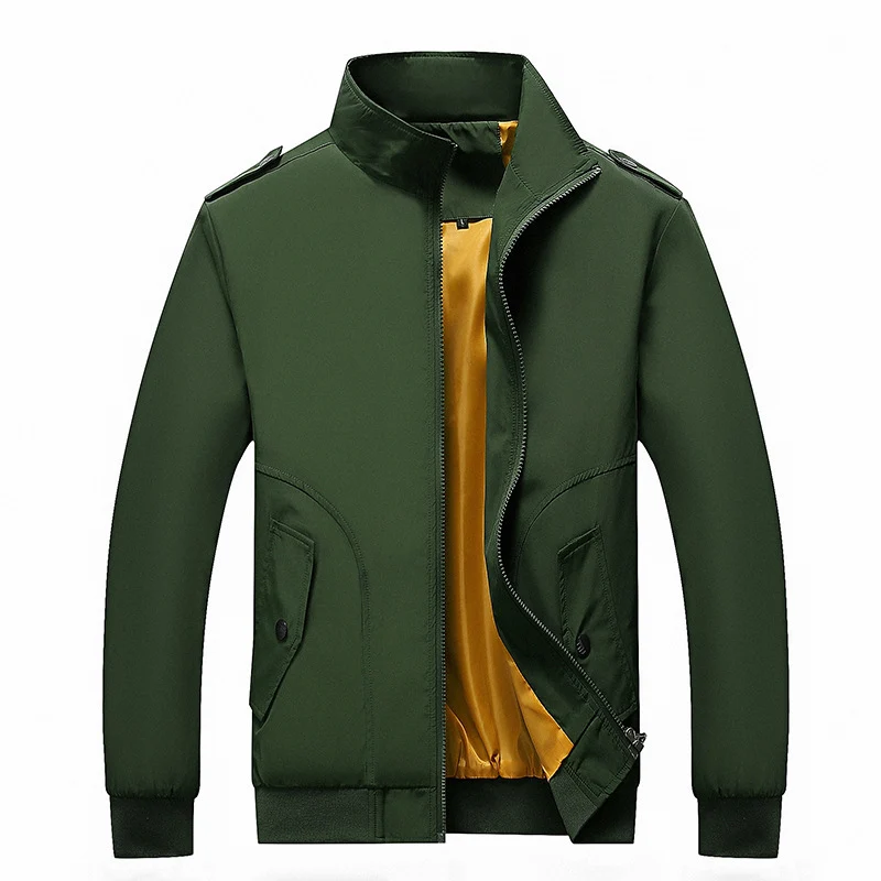 Herren Bomberjacke im Aviator-Microfiber-Look mit Ärmeltasche und gerippten Abschlüssen Drune