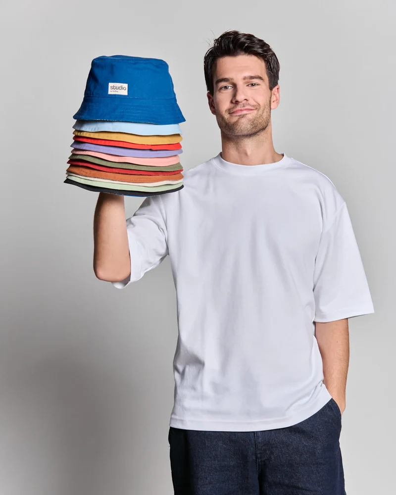 Fischerhut Bio-Baumwolle Studio by Hindbag Robin zum Personalisieren