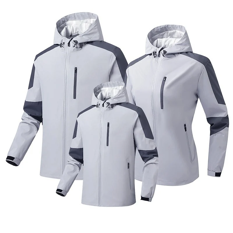 Herren Atmungsaktive Softshell‑Hardshell‑Hybridjacke mit Kapuze und wasserdichten Reißverschlusstaschen Drune