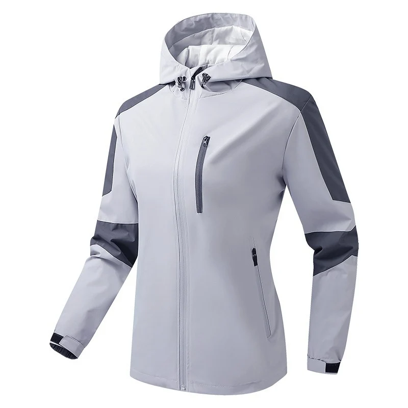 Herren Atmungsaktive Softshell‑Hardshell‑Hybridjacke mit Kapuze und wasserdichten Reißverschlusstaschen Drune