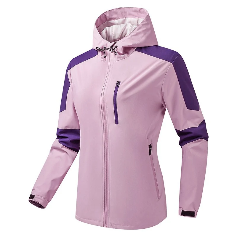 Herren Atmungsaktive Softshell‑Hardshell‑Hybridjacke mit Kapuze und wasserdichten Reißverschlusstaschen Drune