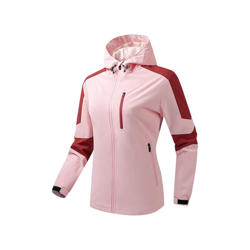 Herren Atmungsaktive Softshell‑Hardshell‑Hybridjacke mit Kapuze und wasserdichten Reißverschlusstaschen Drune