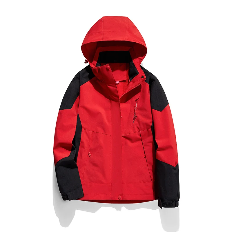 Damen zweilagige Softshell‑Outdoorjacke mit abnehmbarem Fleece‑Innenlayer und Kapuze Drune