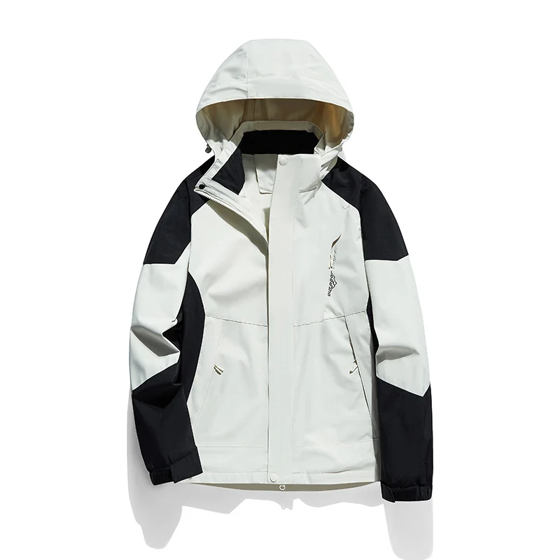 Damen zweilagige Softshell‑Outdoorjacke mit abnehmbarem Fleece‑Innenlayer und Kapuze Drune