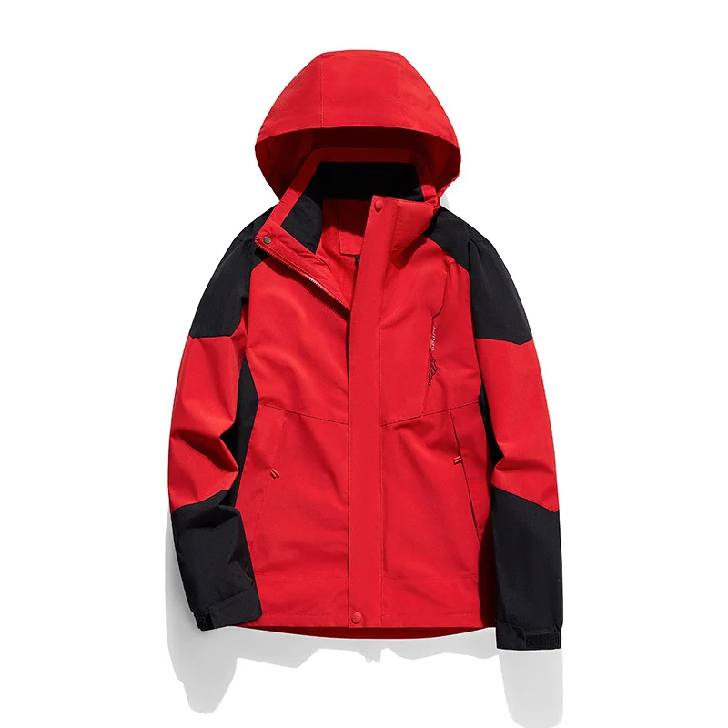 Damen zweilagige Softshell‑Outdoorjacke mit abnehmbarem Fleece‑Innenlayer und Kapuze Drune
