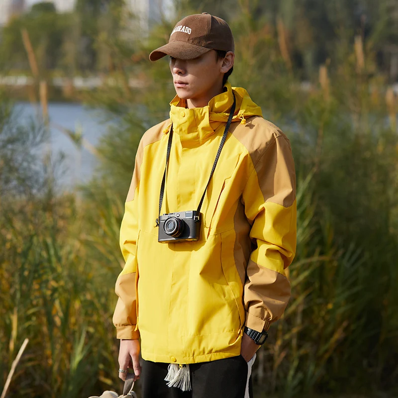 Damen zweilagige Softshell‑Outdoorjacke mit abnehmbarem Fleece‑Innenlayer und Kapuze Drune