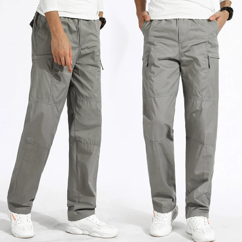 Damen Cargo-Hose mit elastischem Bund, verstärkten Nähten und multifunktionalen Taschen Drune