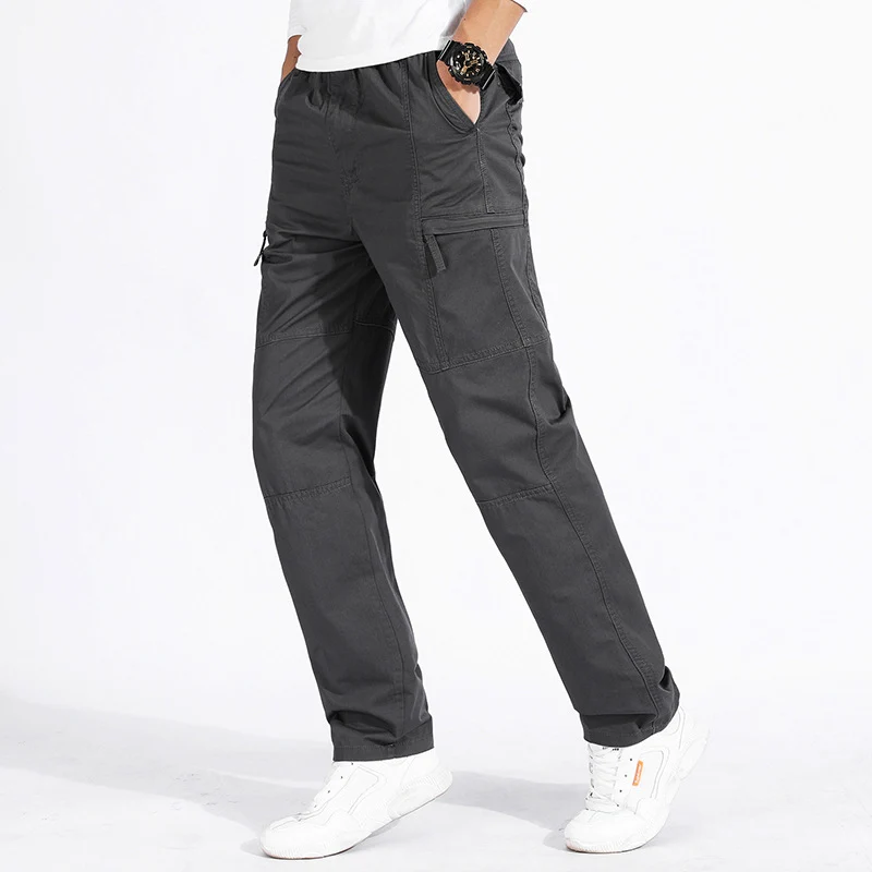 Damen Cargo-Hose mit elastischem Bund, verstärkten Nähten und multifunktionalen Taschen Drune