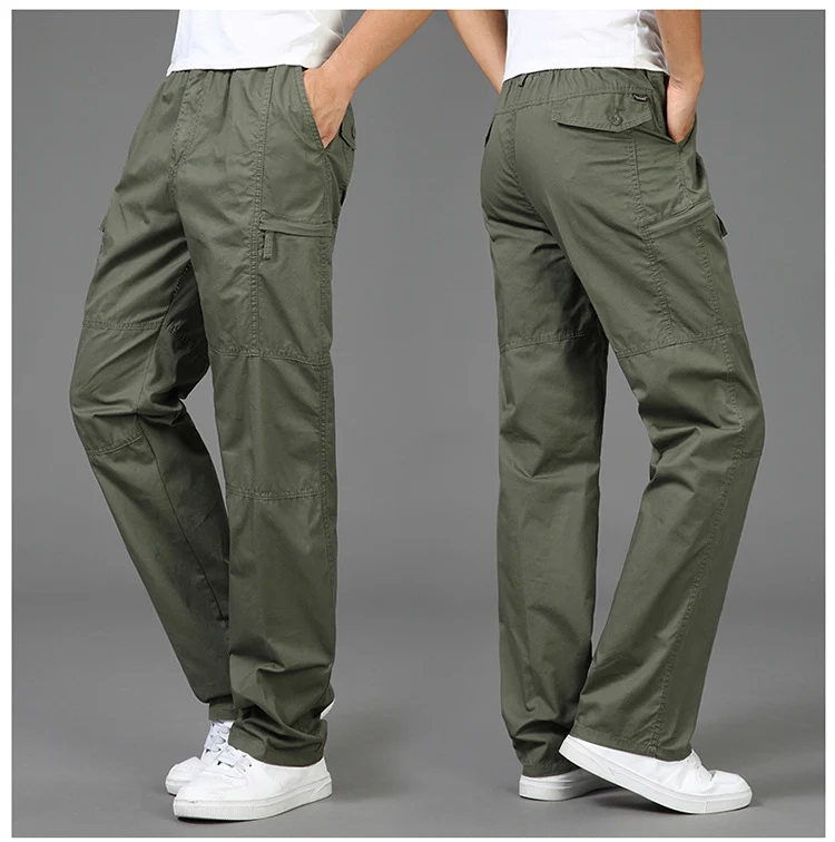 Damen Cargo-Hose mit elastischem Bund, verstärkten Nähten und multifunktionalen Taschen Drune