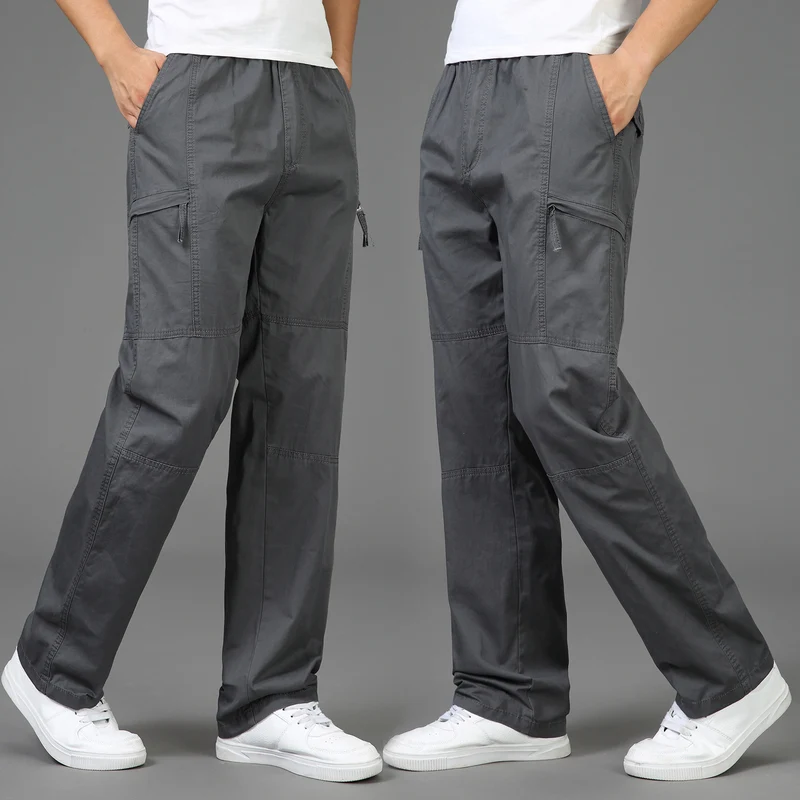 Damen Cargo-Hose mit elastischem Bund, verstärkten Nähten und multifunktionalen Taschen Drune