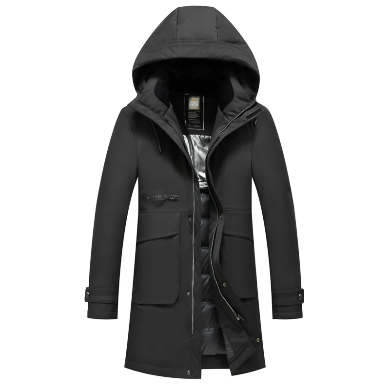 Herren Wasserdichter Steppparka mit Kapuze und Thermofutter Drune