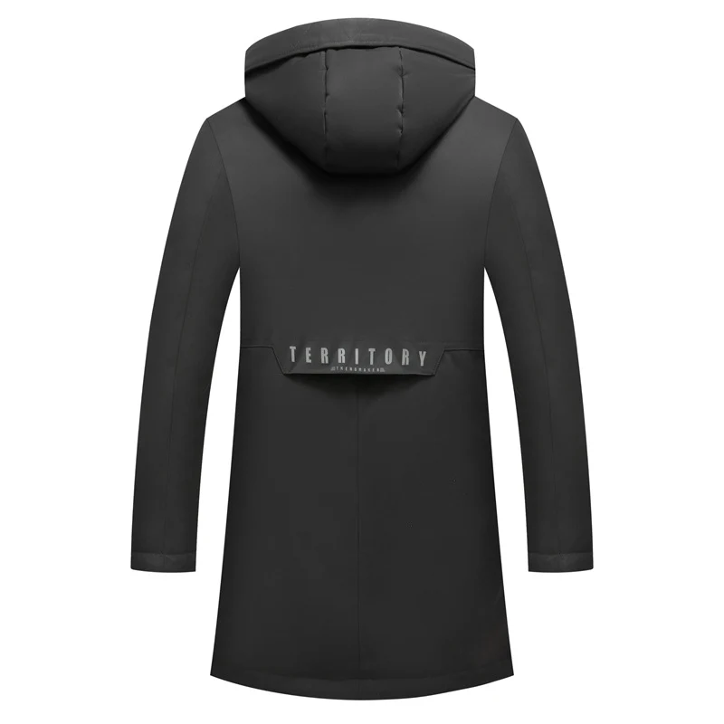 Herren Wasserdichter Steppparka mit Kapuze und Thermofutter Drune