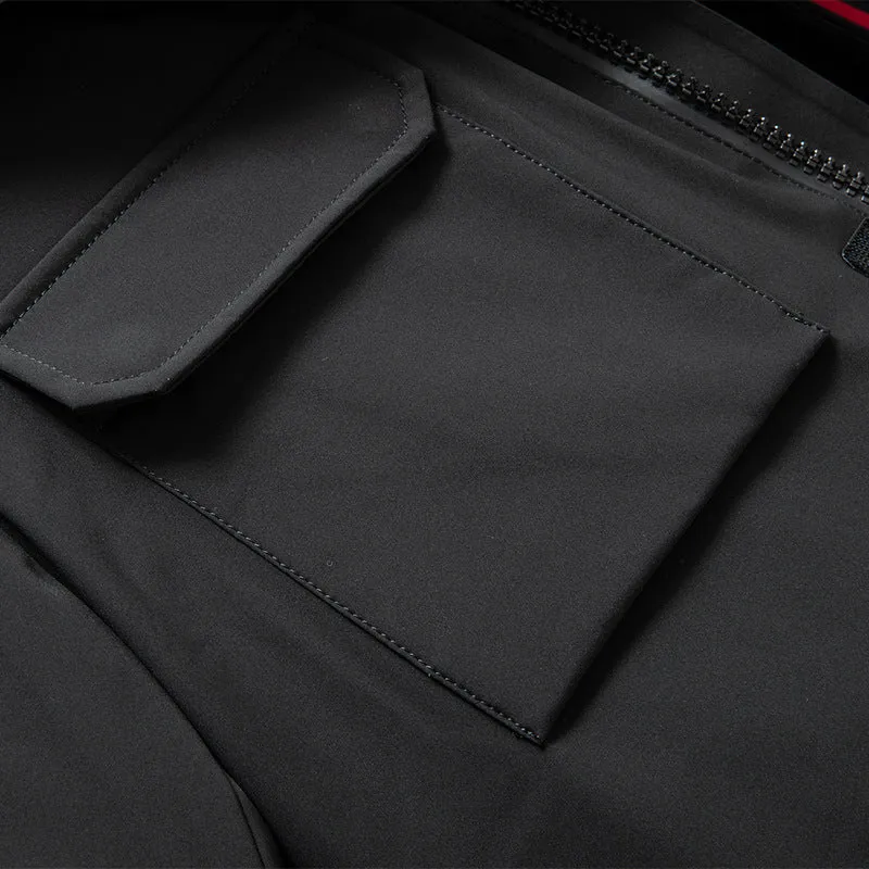 Herren Wasserabweisender Thermo-Parka mit Kapuze und abnehmbarem Kunstfellbesatz Drune
