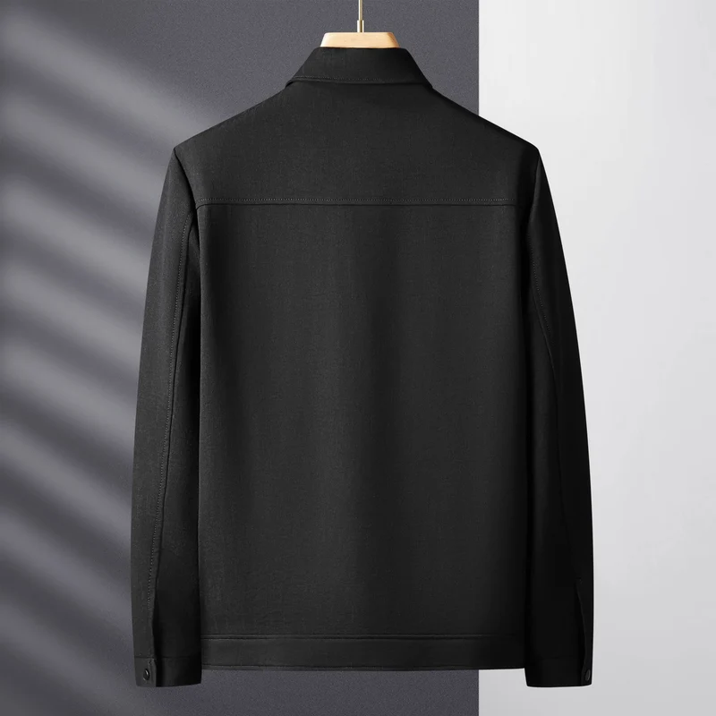 Herren Übergangsjacke im Workwear-Stil mit Druckknöpfen Drune