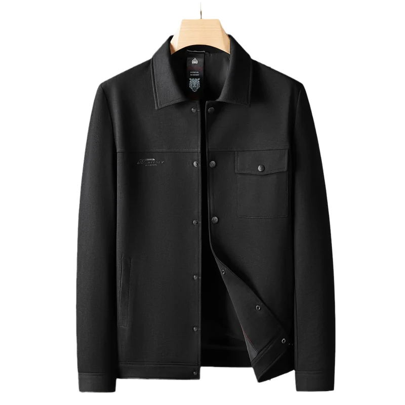 Herren Übergangsjacke im Workwear-Stil mit Druckknöpfen Drune