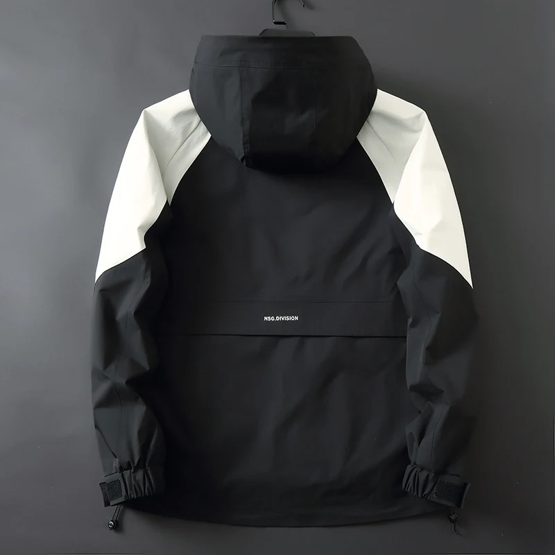 Herren Technische Softshell-Parka mit Kapuze, wasserabweisend und funktionalen Utility-Taschen Drune