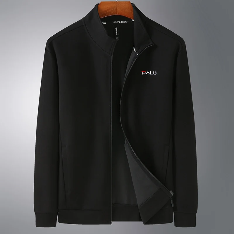 Herren Softshell-Trainingsjacke mit Stehkragen und durchgehendem Reißverschluss Drune
