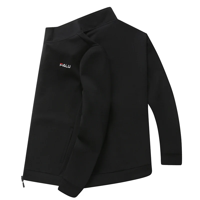 Herren Softshell-Trainingsjacke mit Stehkragen und durchgehendem Reißverschluss Drune