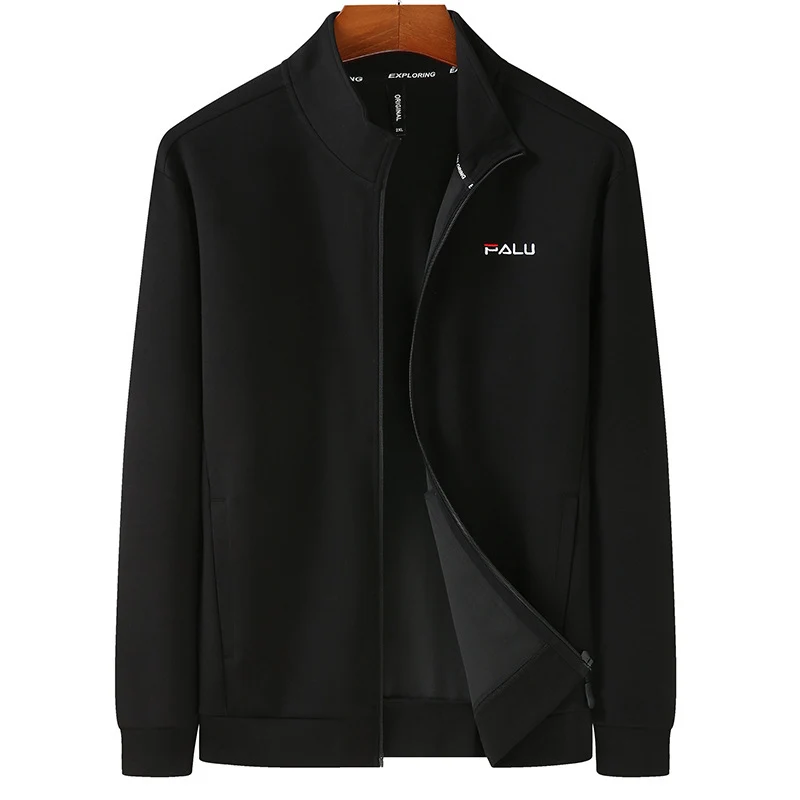 Herren Softshell-Trainingsjacke mit Stehkragen und durchgehendem Reißverschluss Drune
