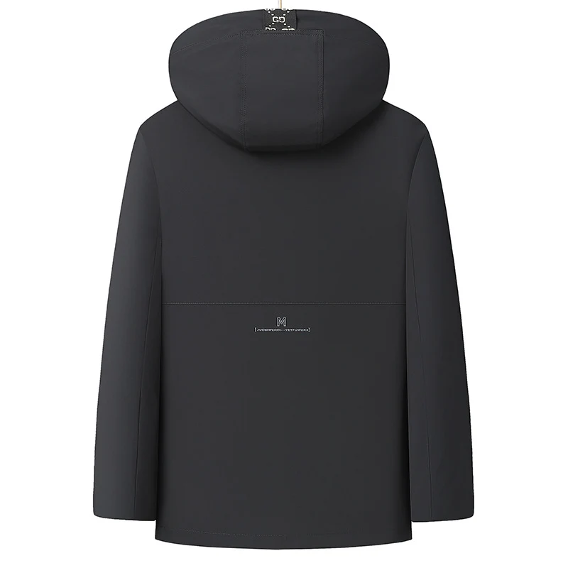 Herren Softshell-Parka mit gesteppter Thermofütterung und Kapuze Drune