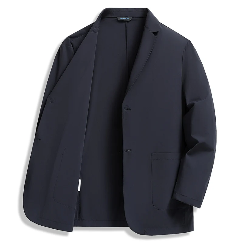 Herren Smart-Casual Reise-Sakko aus Stretch-Travel-Material mit aufgesetzten Taschen Drune