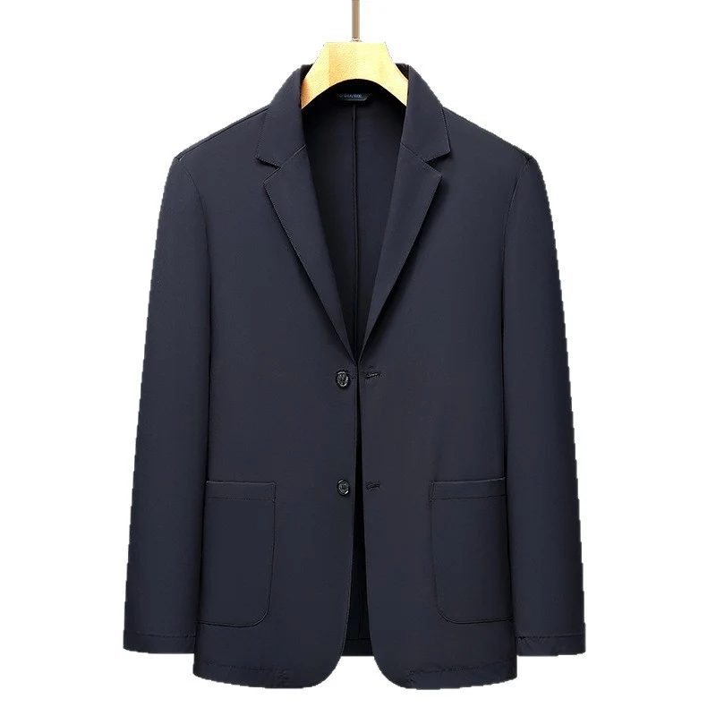 Herren Smart-Casual Reise-Sakko aus Stretch-Travel-Material mit aufgesetzten Taschen Drune