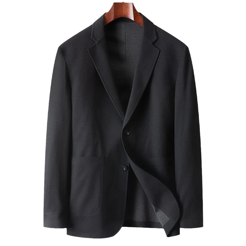 Herren Sakko im Casual-Stil mit aufgesetzten Taschen und schlanker Silhouette Drune