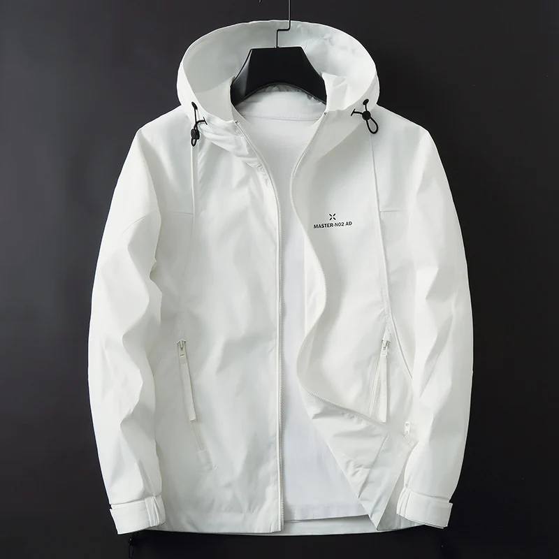 Herren Leichte wasserabweisende Softshell-Outdoorjacke mit Kapuze, versiegelten Nähten und Reißverschlusstaschen Drune