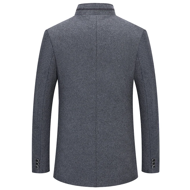 Herren Kurzmantel aus Wollmix mit Stehkragen und gesteppter Thermofütterung Drune