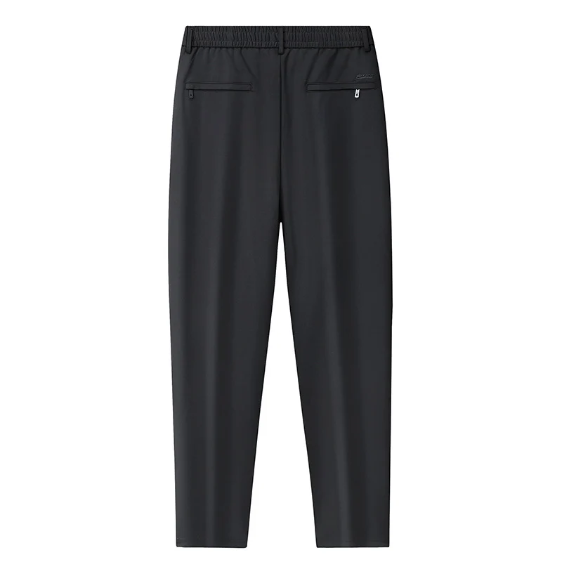 Herren Freizeithose mit elastischem Bund, tapered Schnitt und Reißverschlusstaschen Drune