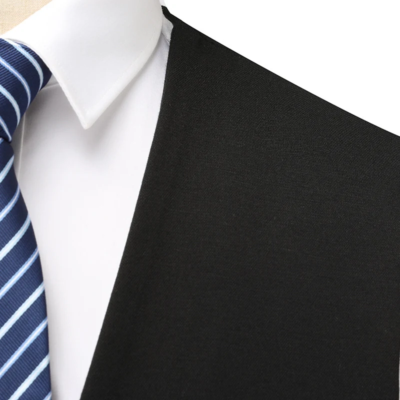 Herren Elegante Slim-Fit Anzugweste mit V-Ausschnitt und Pattentaschen Drune