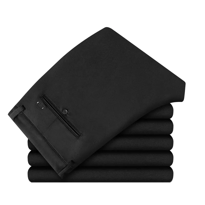 Herren Elegante Business-Hose mit Slim-Fit, Bügelfalte und dezentem Stretch Drune
