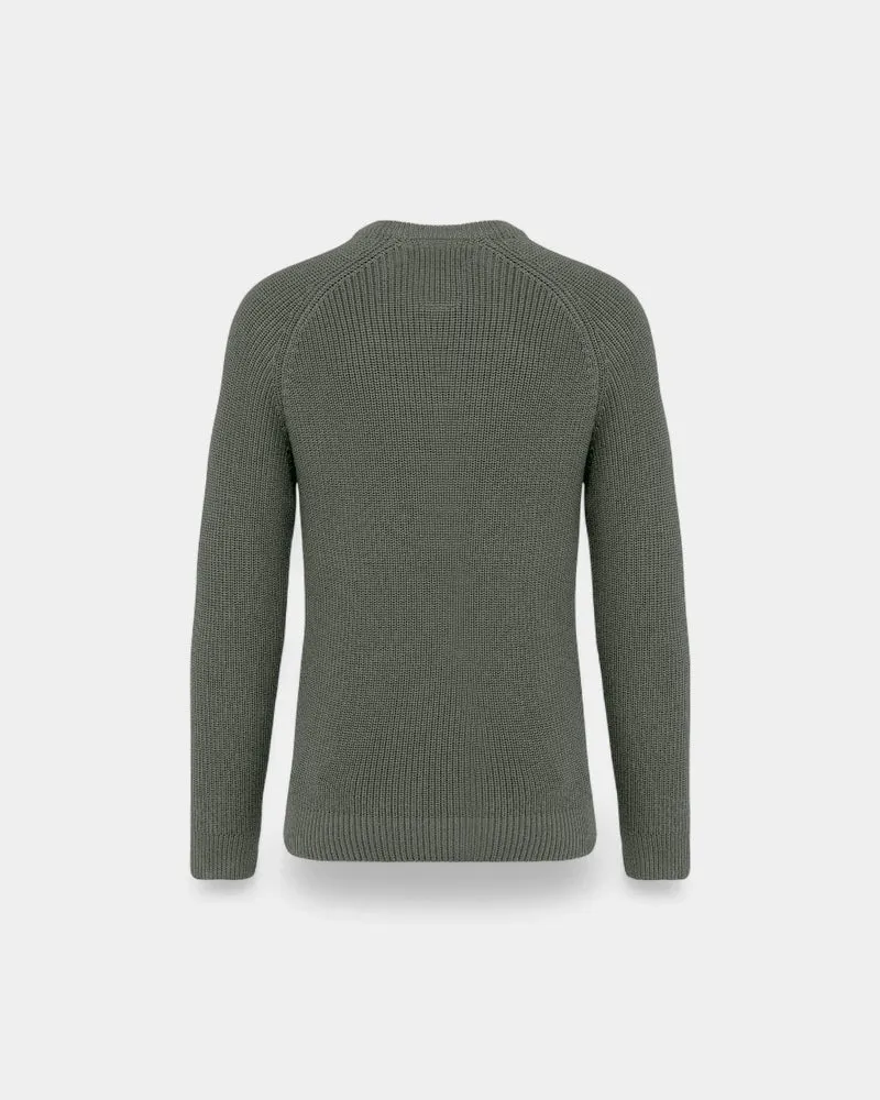 Umweltfreundlicher Grobstrick-Herrenpullover zum Personalisieren