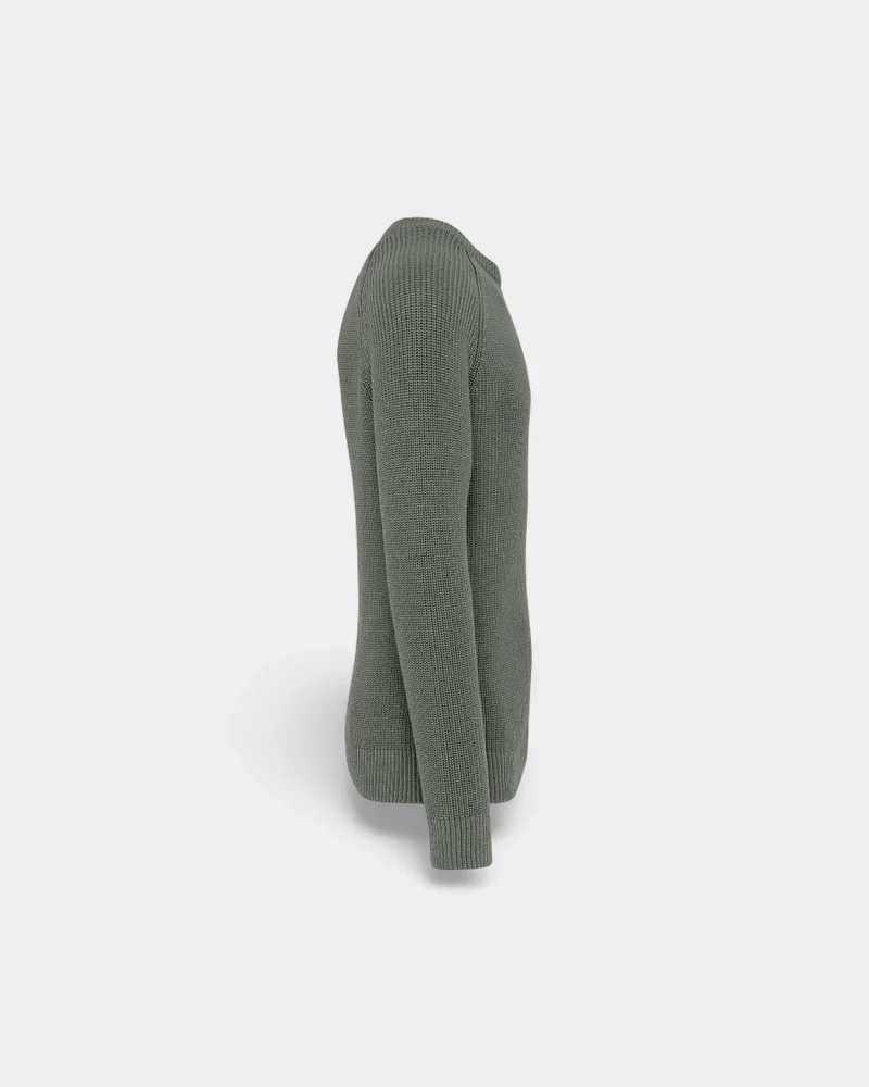 Umweltfreundlicher Grobstrick-Herrenpullover zum Personalisieren