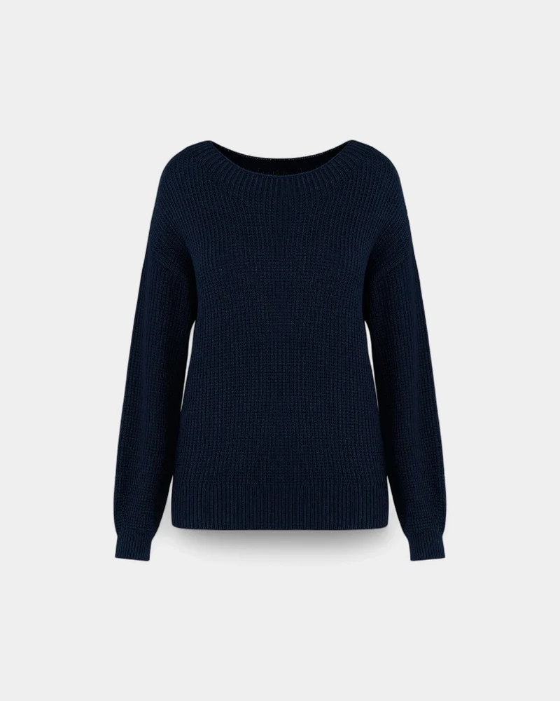 Umweltfreundlicher Damenpullover aus Merinowolle zum Personalisieren