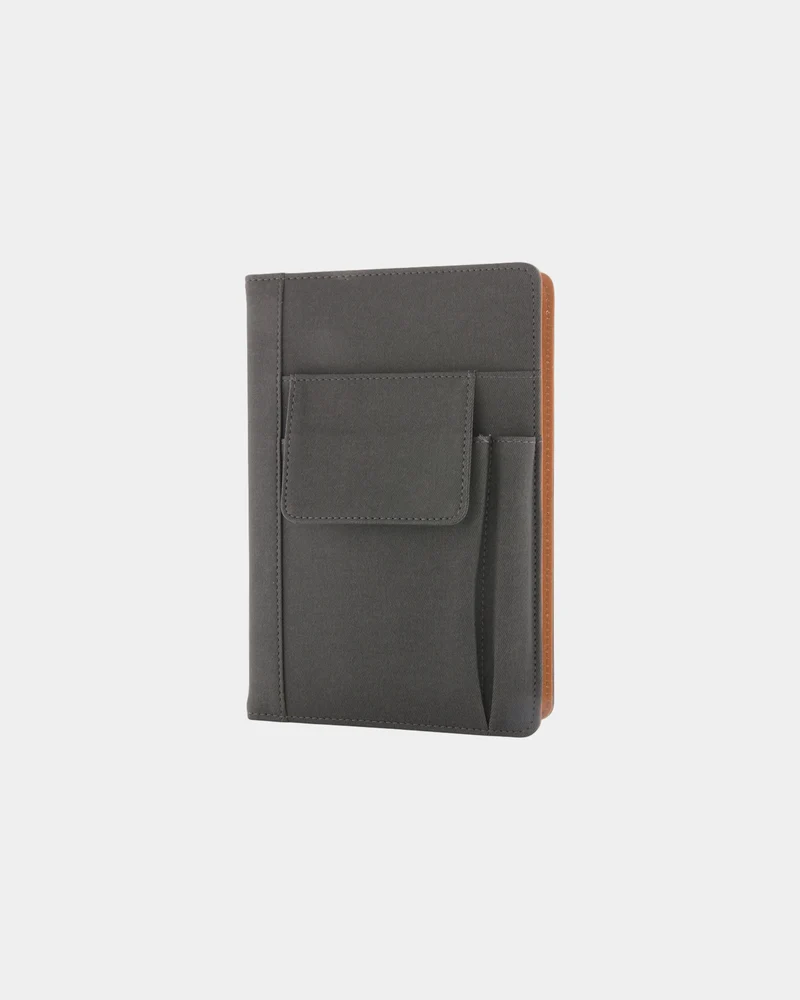 Notizbuch PU mit Handyfach zum Personalisieren