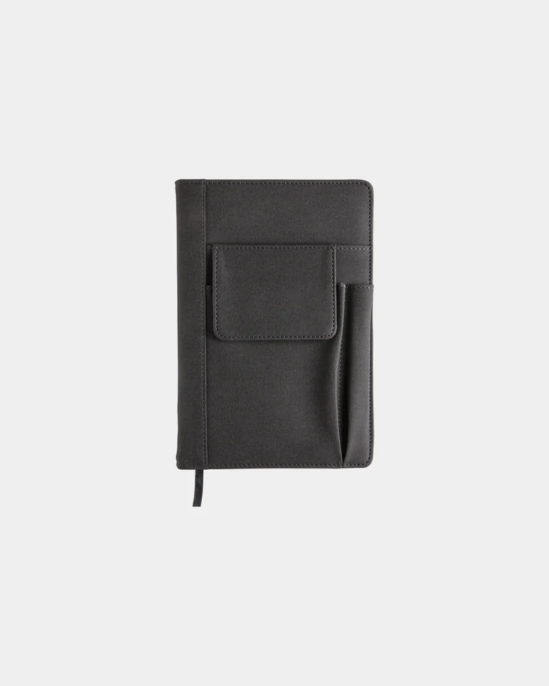 Notizbuch PU mit Handyfach zum Personalisieren