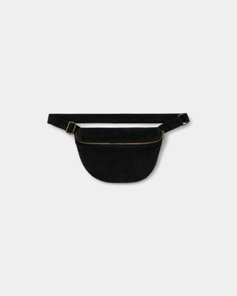 Umweltverantwortliche Bauchtasche aus Cord in Washed-Optik zum Personalisieren