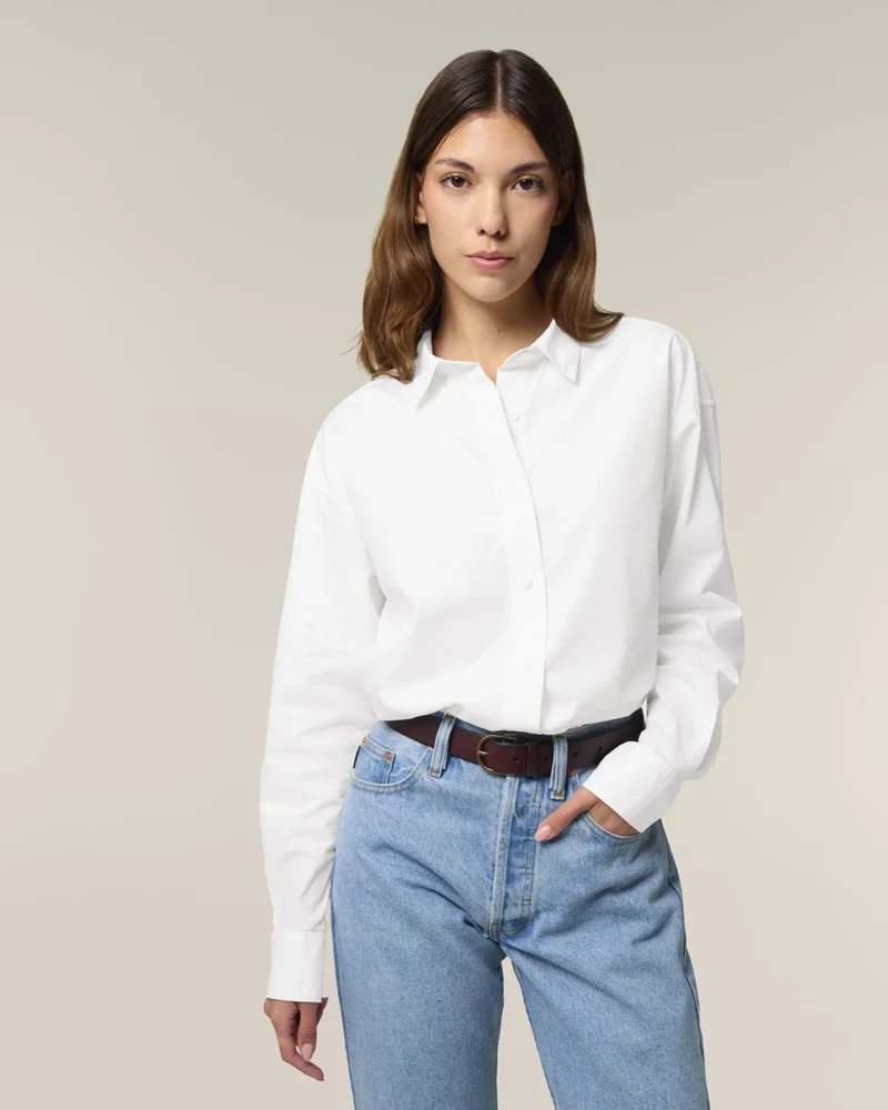 Hemd 100% Bio-Baumwolle Stanley/Stella Styler zum Personalisieren