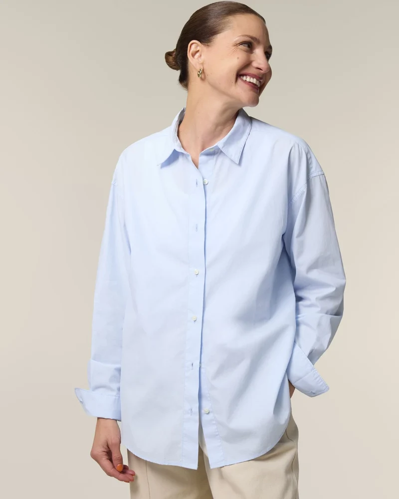 Hemd 100% Bio-Baumwolle Stanley/Stella Styler zum Personalisieren