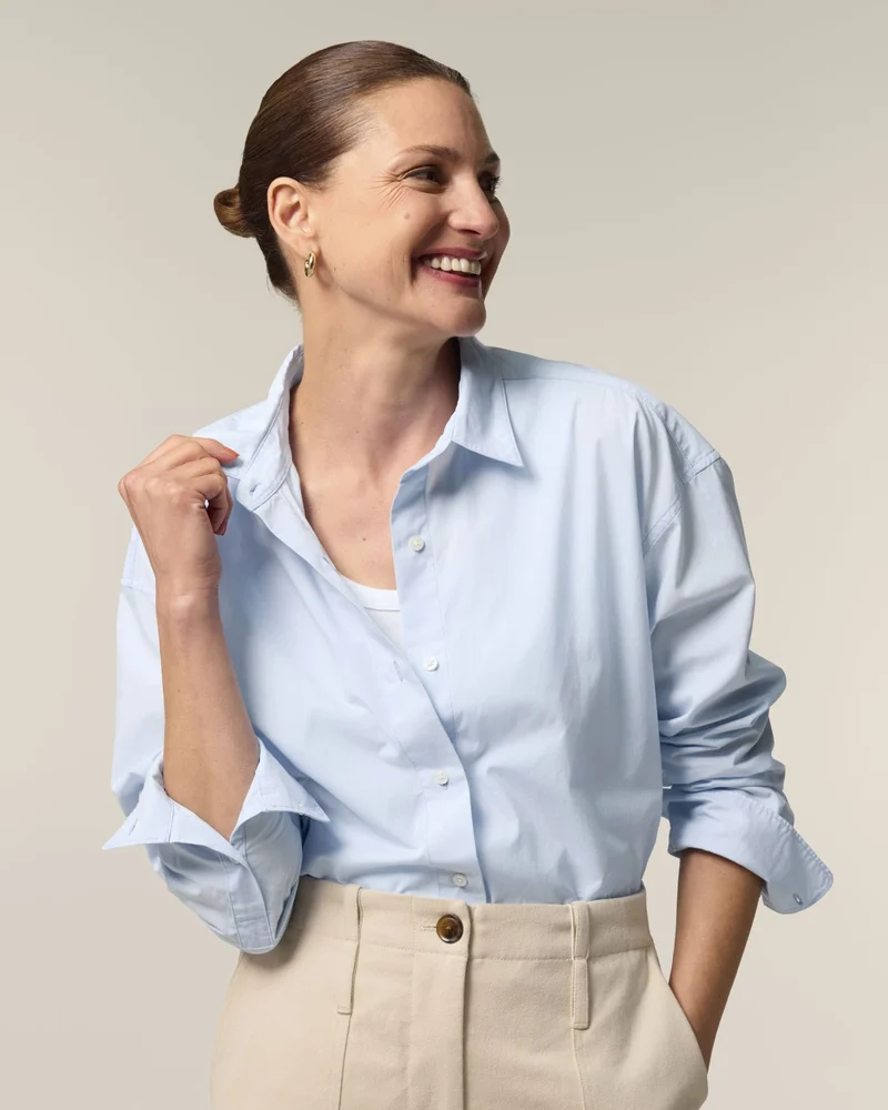 Hemd 100% Bio-Baumwolle Stanley/Stella Styler zum Personalisieren