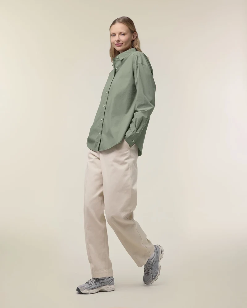 Hemd 100% Bio-Baumwolle Stanley/Stella Styler zum Personalisieren