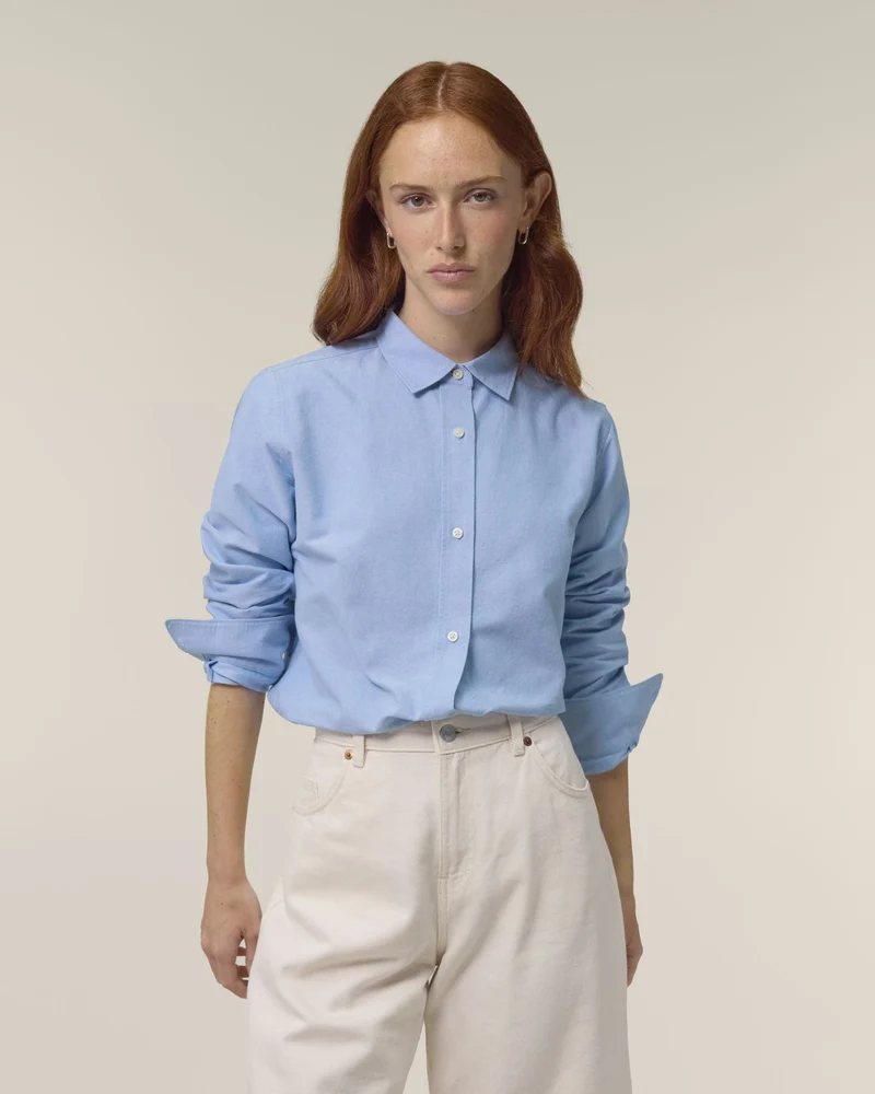 Oxford Shirt Medium Fit Stanley/Stella zum Personalisieren